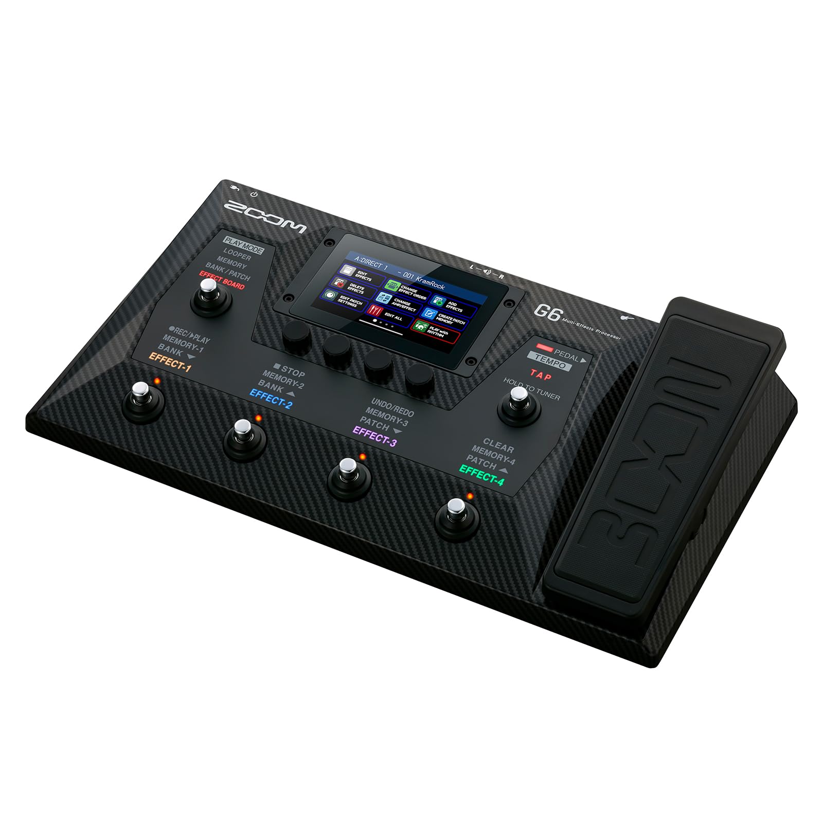 Amazon | ZOOM G6 ギターマルチエフェクター タッチパネル搭載 135種