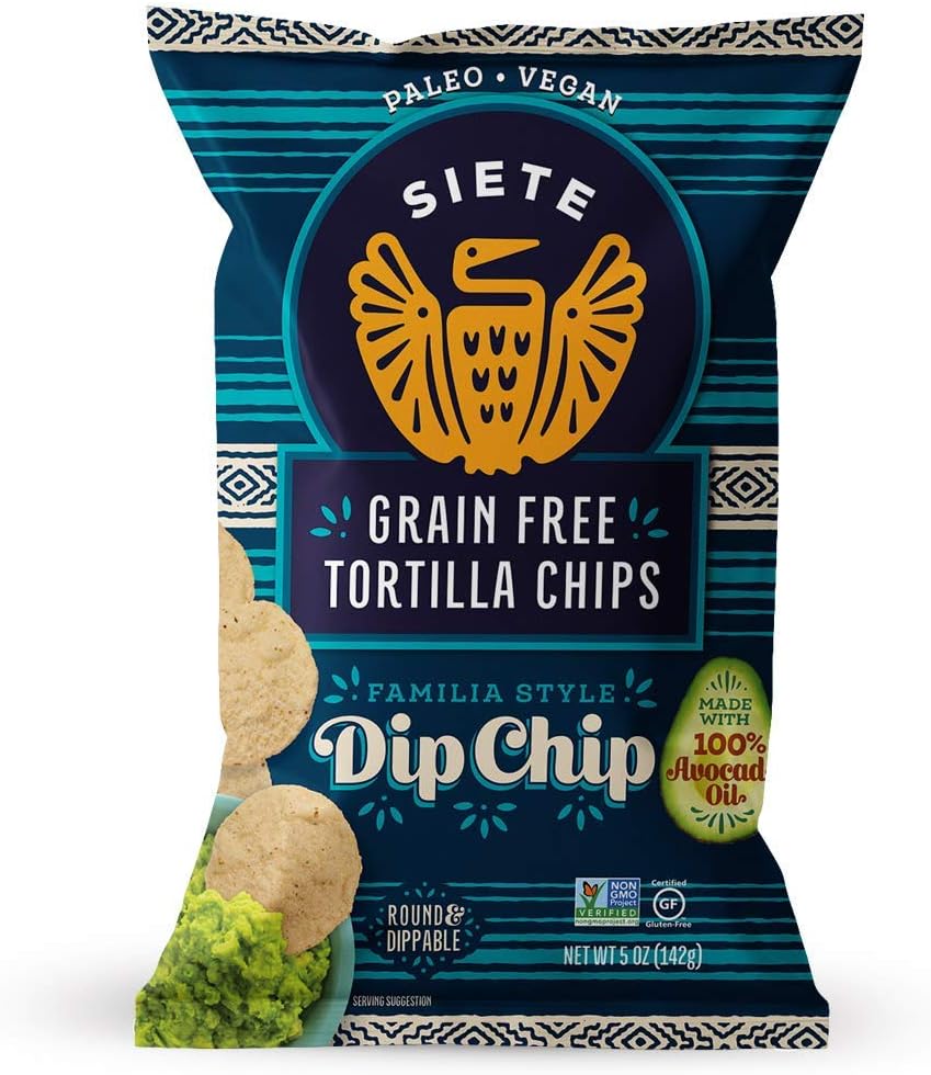 Siete Family Foods, Chip Tortilla Grain Free Restaurant Style Dip,