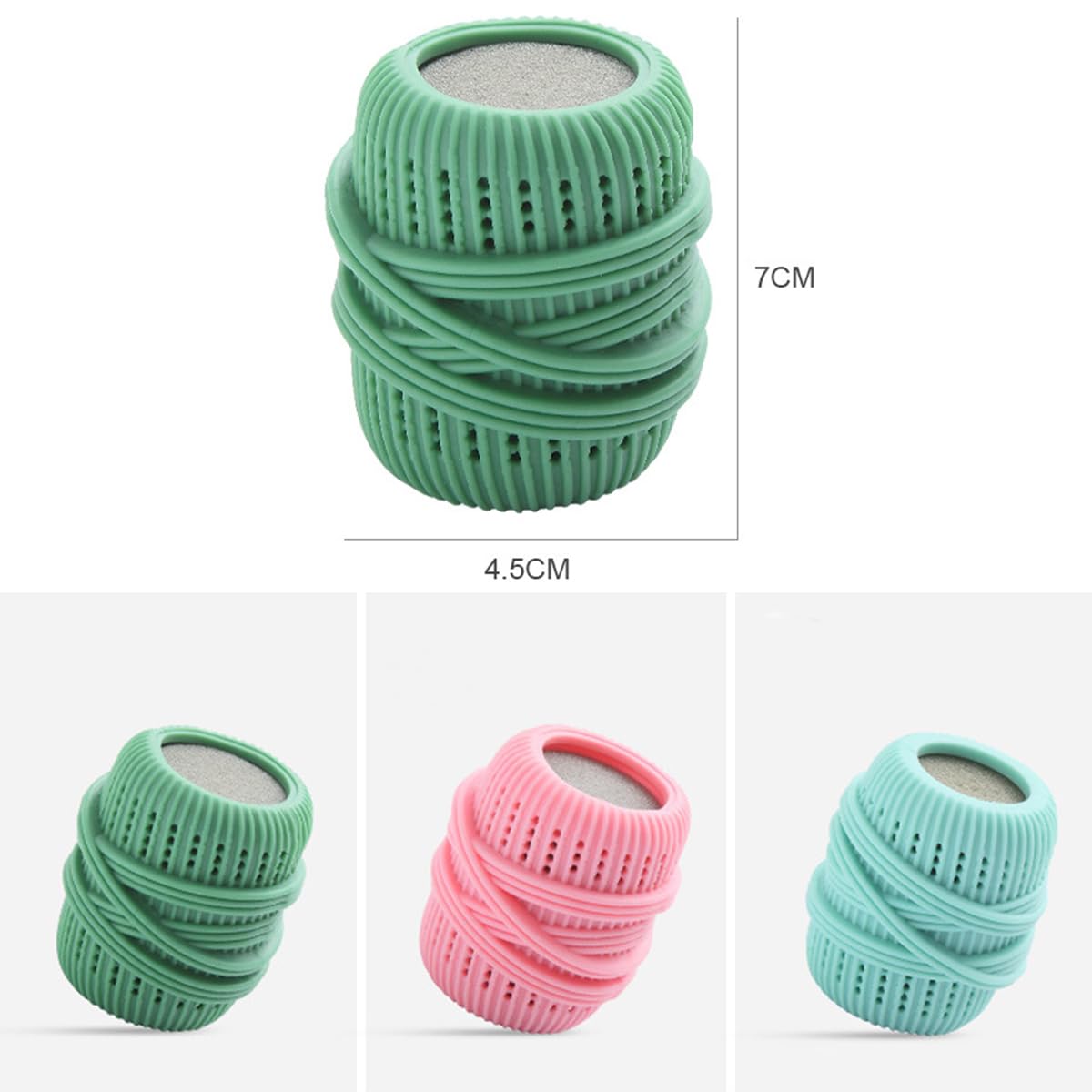3 piezas de bola de lavandería bola suavizante de tela dispensador de bolas para lavadora suavizante de ropa líquido recargable herramienta de limpieza de bolas esponja de lavado sustituto del hogar 2