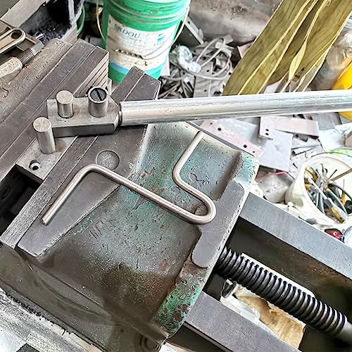 Metal Bending Machine; Medium Manual Rebar Bender; Metal Bending Tools for Steel. Maximum Bending Angle 190 Degrees,It Can Process All Kinds of Flat Steel and Steel Rod