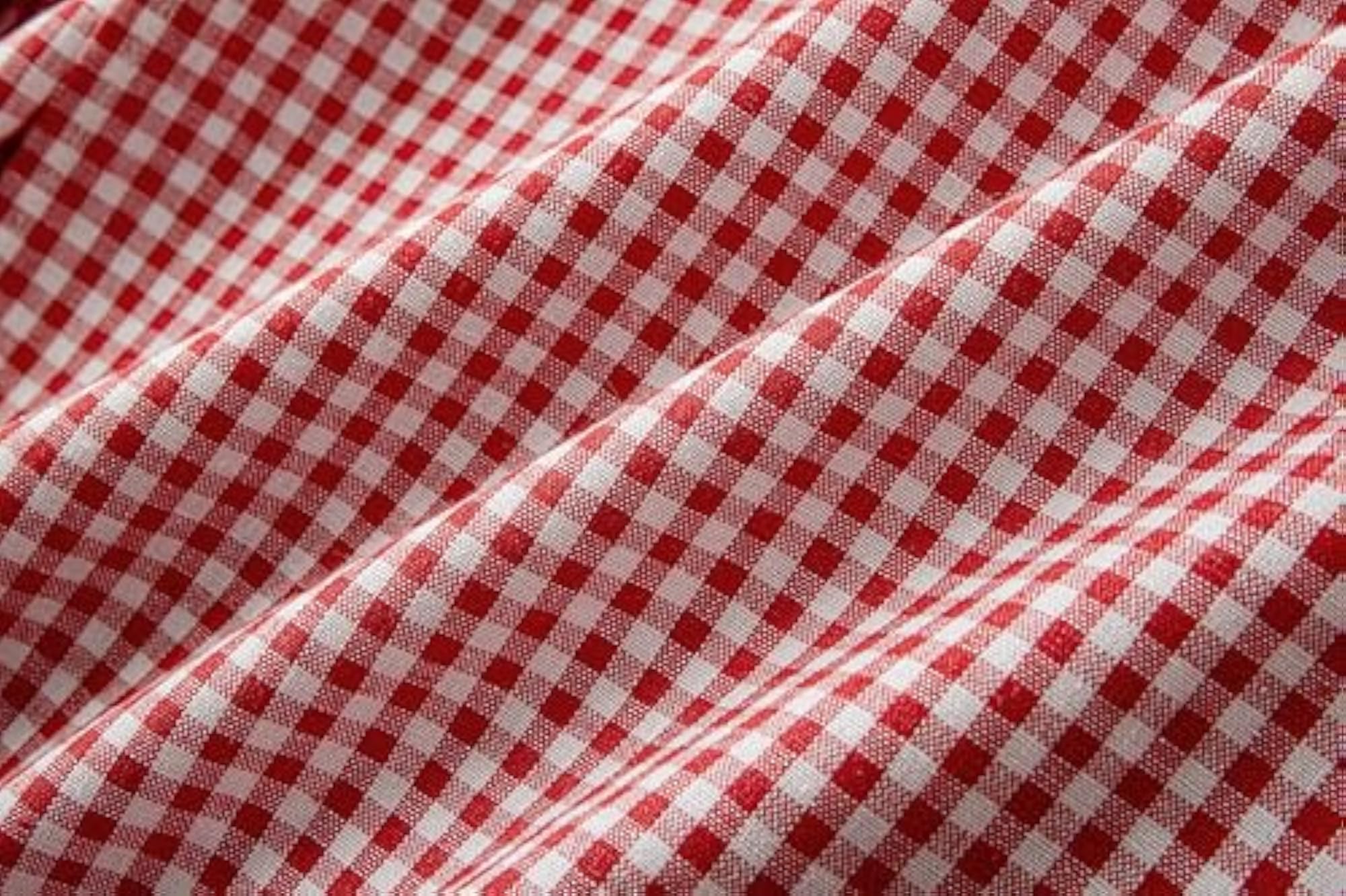 Vintage Gingham Apron for Women, Gift for Cooking