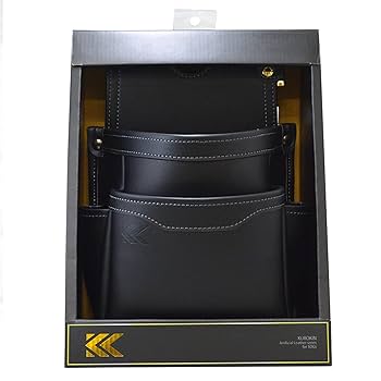 Amazon | フジ矢 腰袋2段 黒金 LIGHT PU LEATHER SERIES AB-22BG