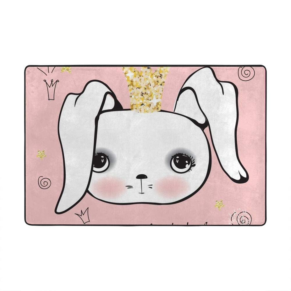Tapis de maison CHEHONG grand tapis facile à nettoyer lapin