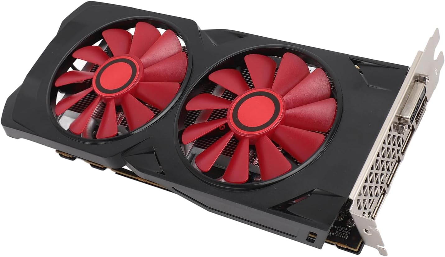 Game Graphics Card, RX580 8GB GDDR5 256bit Quiet Dual Cooling Fan PCIe Gaming Graphics Card, with PCI Express 2.0 16X Slot, PCB Material, for Desktop PC - Image 8