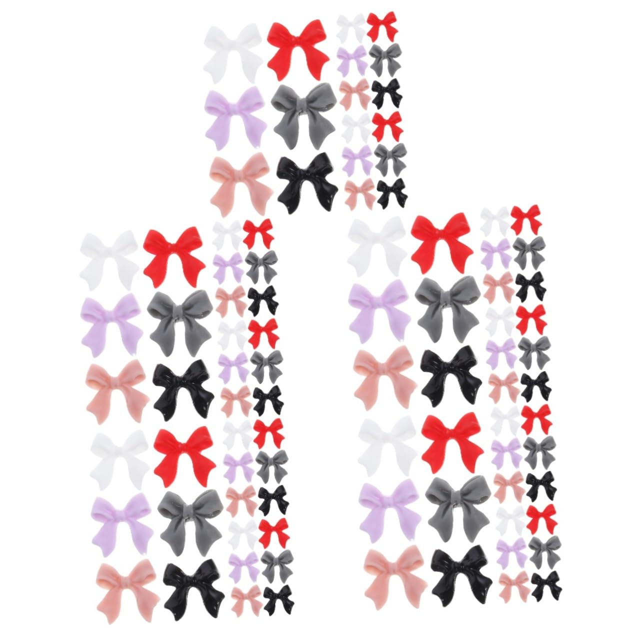 Ornements de manucure nœud résine VICASKY pour réparer un nail art terne et créer un style unique