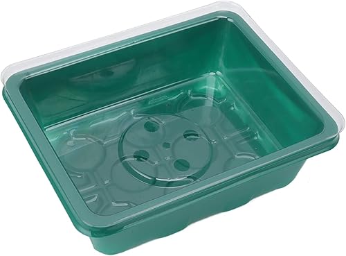 Miniatura 7 de TOPINCN Seed Starter Tray, Garden Seedling Tray Transparent Cover Botton Drain Hole for Horticulture (12 Holes)