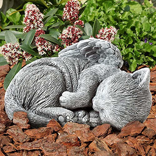 Statue commémorative chat ange pour surmonter la perte de son animal - 6