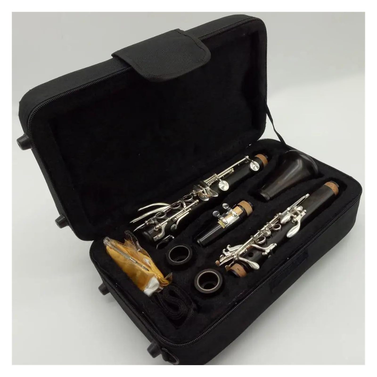 Corpo In Ebano 17 Tasti Tasti Placcati In Argento Clarinetto Tono Sib Con Custodia E Accessori Clarinetto Set