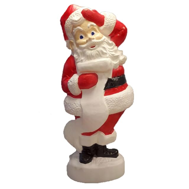 Union Products 75180 43 Inch Tall Jolly Santa Claus 25-Watt Light Up Statue Holiday Festive Decor for Inside