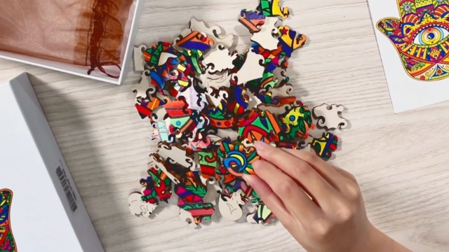 GLOBLELAND 200 Pezzi Colibrì luminoso Puzzle in Legno per
