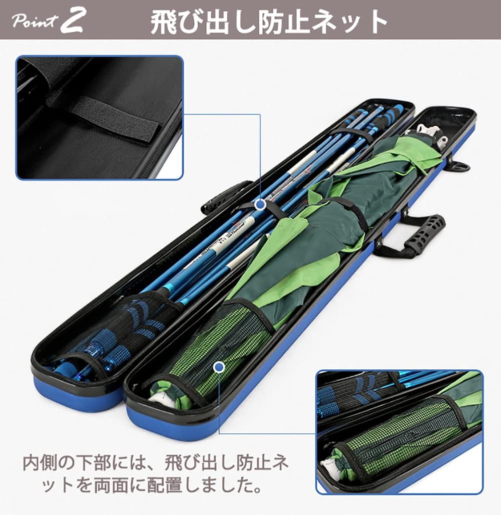 好評にて期間延長 ロッドケース ハード 釣り竿収納バッグ 耐衝撃 ライトロッドケース 肩掛け 大容量 防水性 コンパクト スリム ブラック 飛行機 車 1 130 釣り用 Silvanlightgallery Com