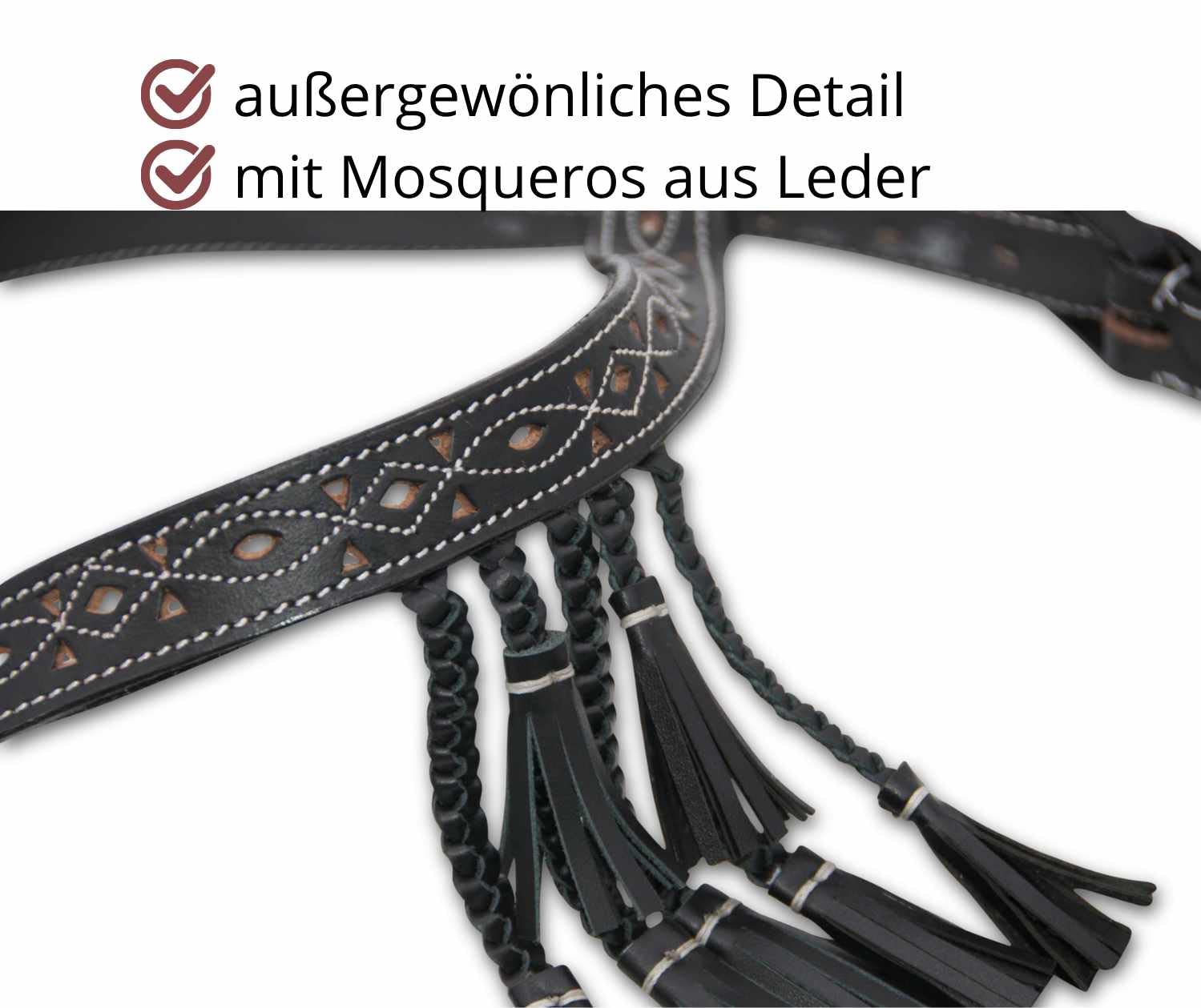AMKA Spanische Trense Trensenzaum Rephukara Design Vaquerozaum