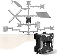 Vista 1 de Pholiten Soporte de Montaje Ajustable para Mini PC de Cliente Delgado, Soporte para Computadora CPU VESA Bajo Escritorio y Brazo de Monitor