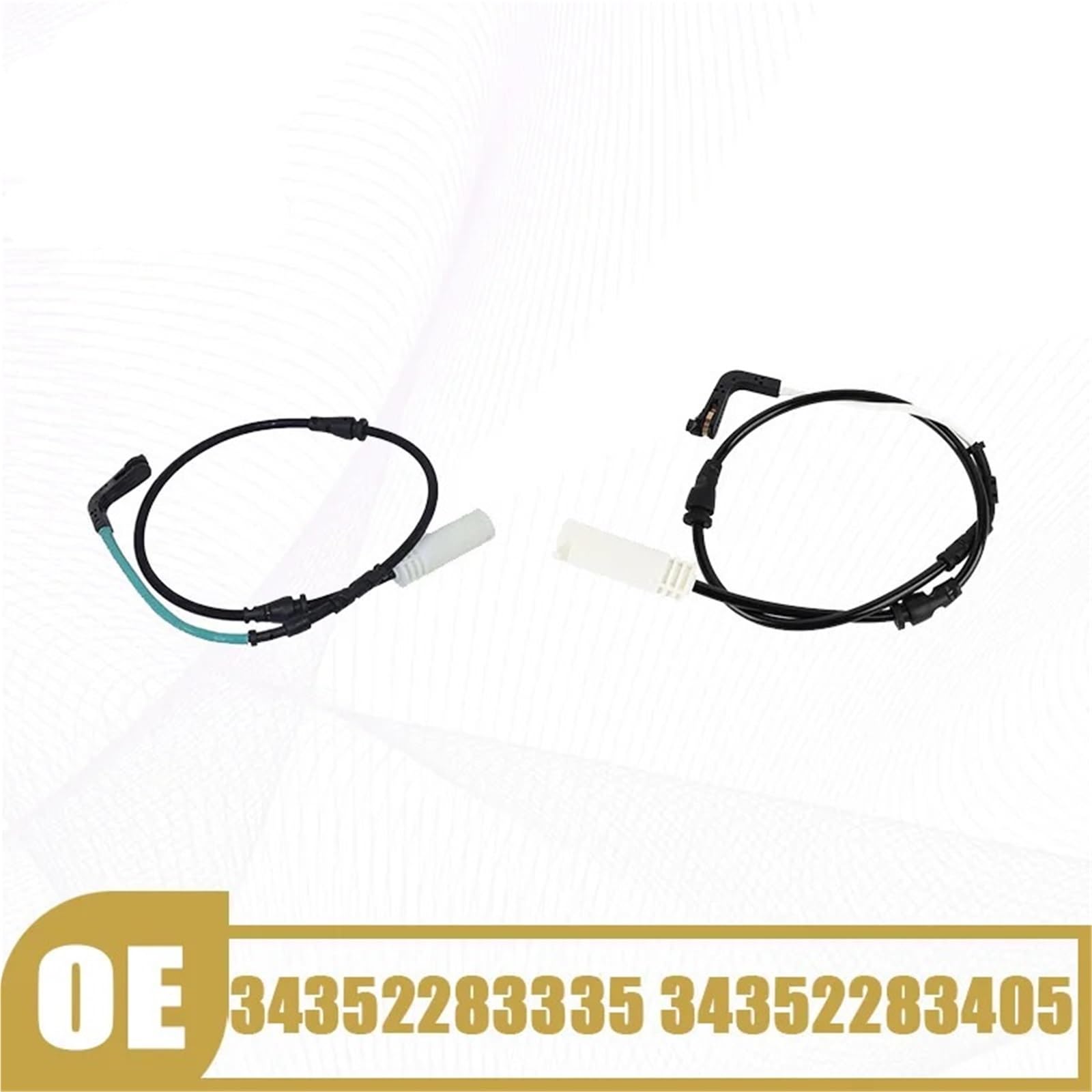 Genérico Sensor de Desgaste de Frenos Sensor de Desgaste Pastillas Freno del Eje Delantero y Trasero (1 par) para BMW Serie 1 3 E90 Piezas de vehículos