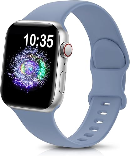 Miniatura 6 de TreasureMax - Correa deportiva compatible con Apple Watch Band 1.496in, 1.575in, 1.654in, 1.732in o 38, 40, 42 y 44 mm, correa de repuesto de