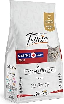 Felicia Low Grain 12 Kg Lamb Adult Hypoallergenic Cat Food