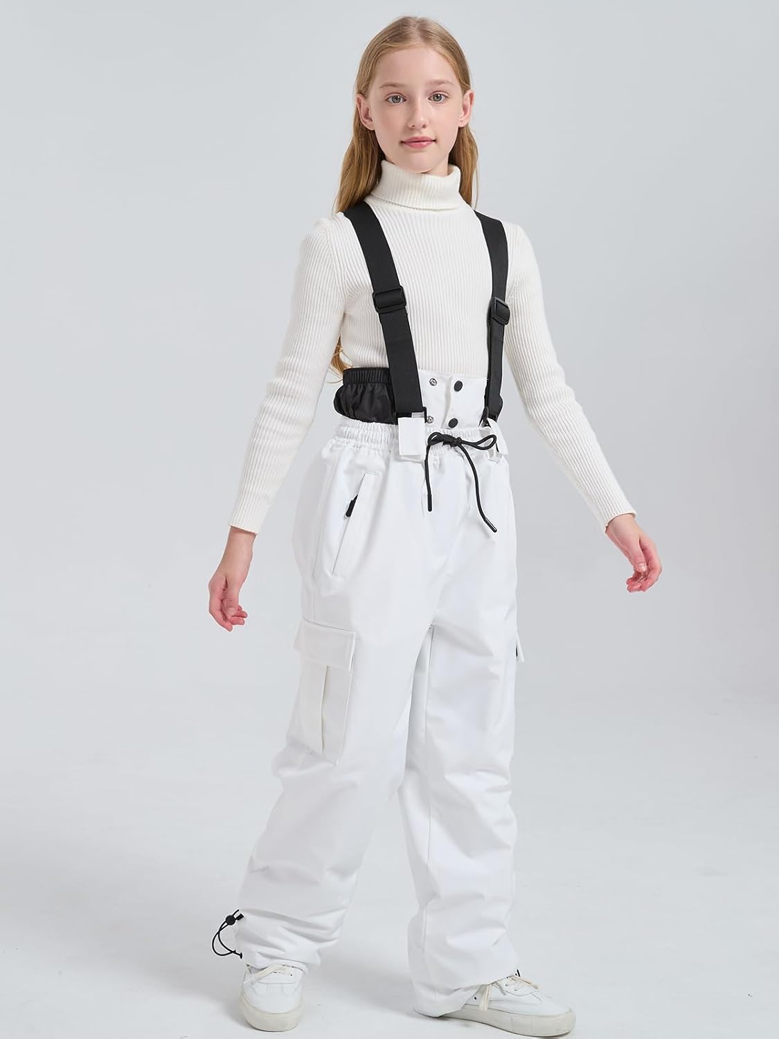 WOWULOVELY Girls and Boys 2 Piece Snow Pants and Jacket Snow Suit for Kids Toddler Snowsuit Waterproof Insulated Snowboard