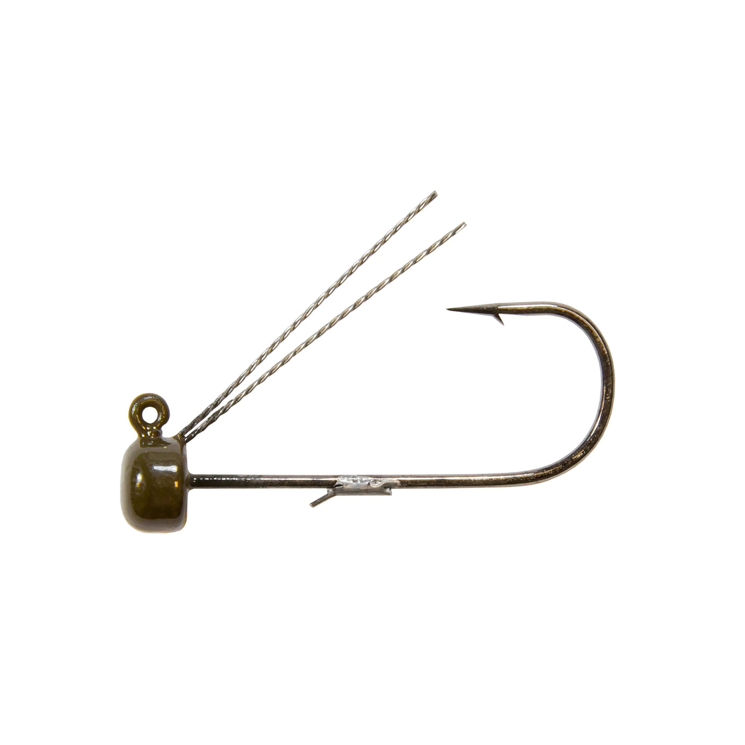 Z-MAN Power Finesse Shroom Z Weed Less, 1/10 oz, Green Pumpkin