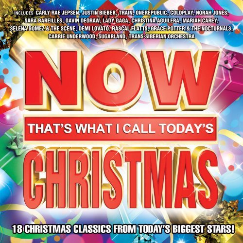 Now That's What I Call Today's Christmas! by Now Today's Christmas, Justin Bieber, Train, Coldplay, Norah Jones, Lady Gaga, G (2012) Audio CD