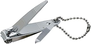 LOOKS NAIL CLIPPER w/chain & file Professional Grade Quality Item#3001