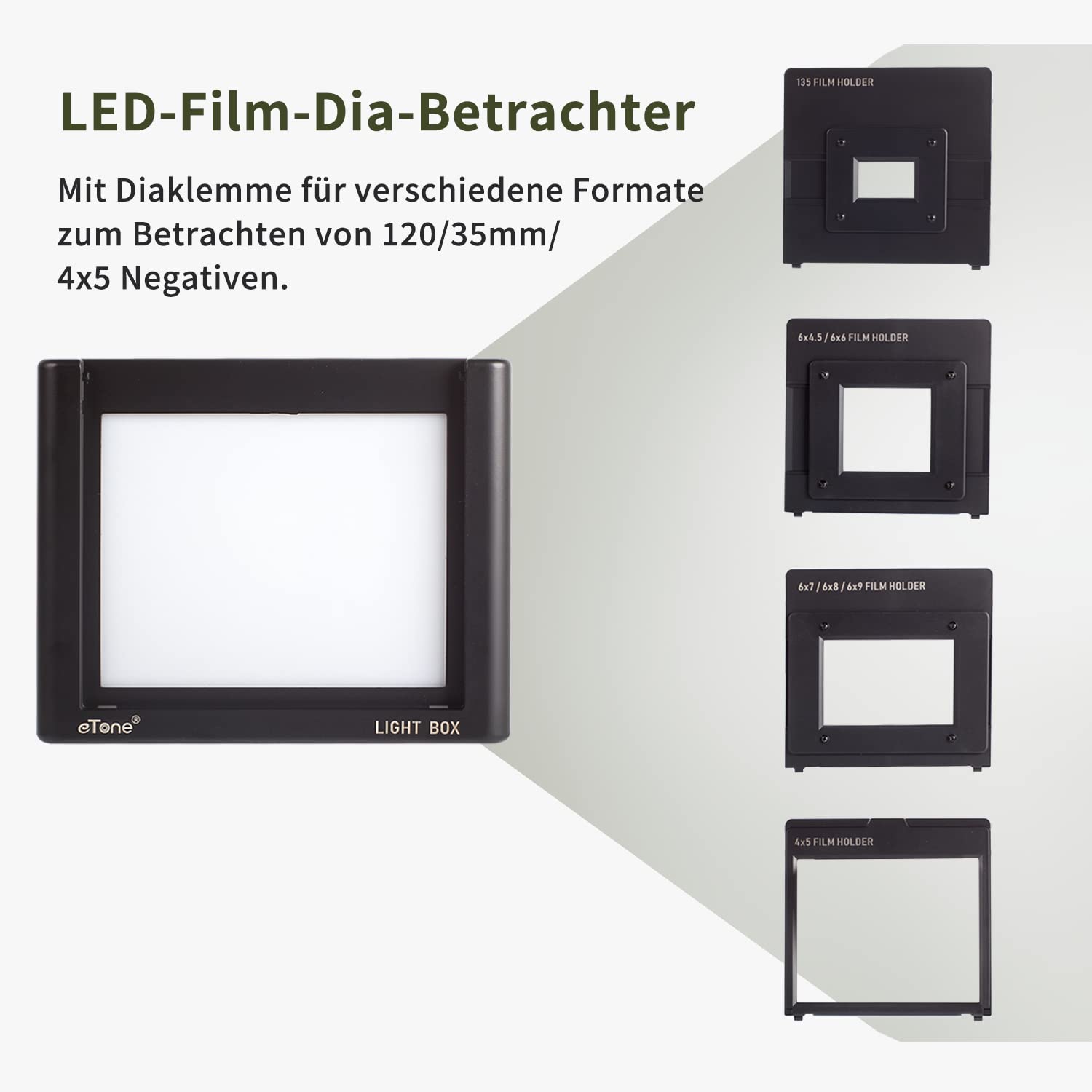 eTone Pellicola a LED per diabeti, con lente d'ingrandimento 10x