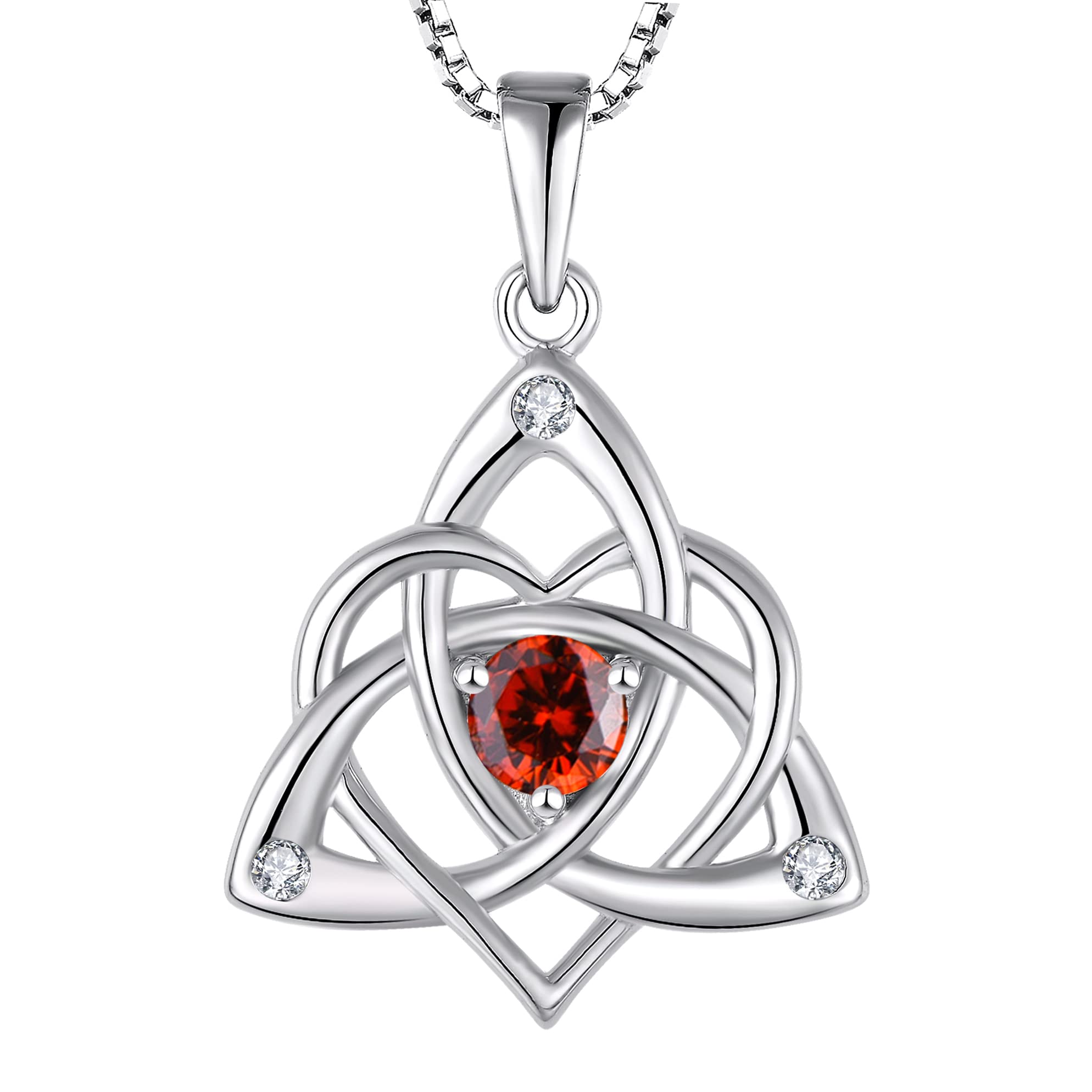 Orecchini in argento sterling con pietra portafortuna celtica: gioielli ipoallergenici senza nichel, chiusura a leva - Italia