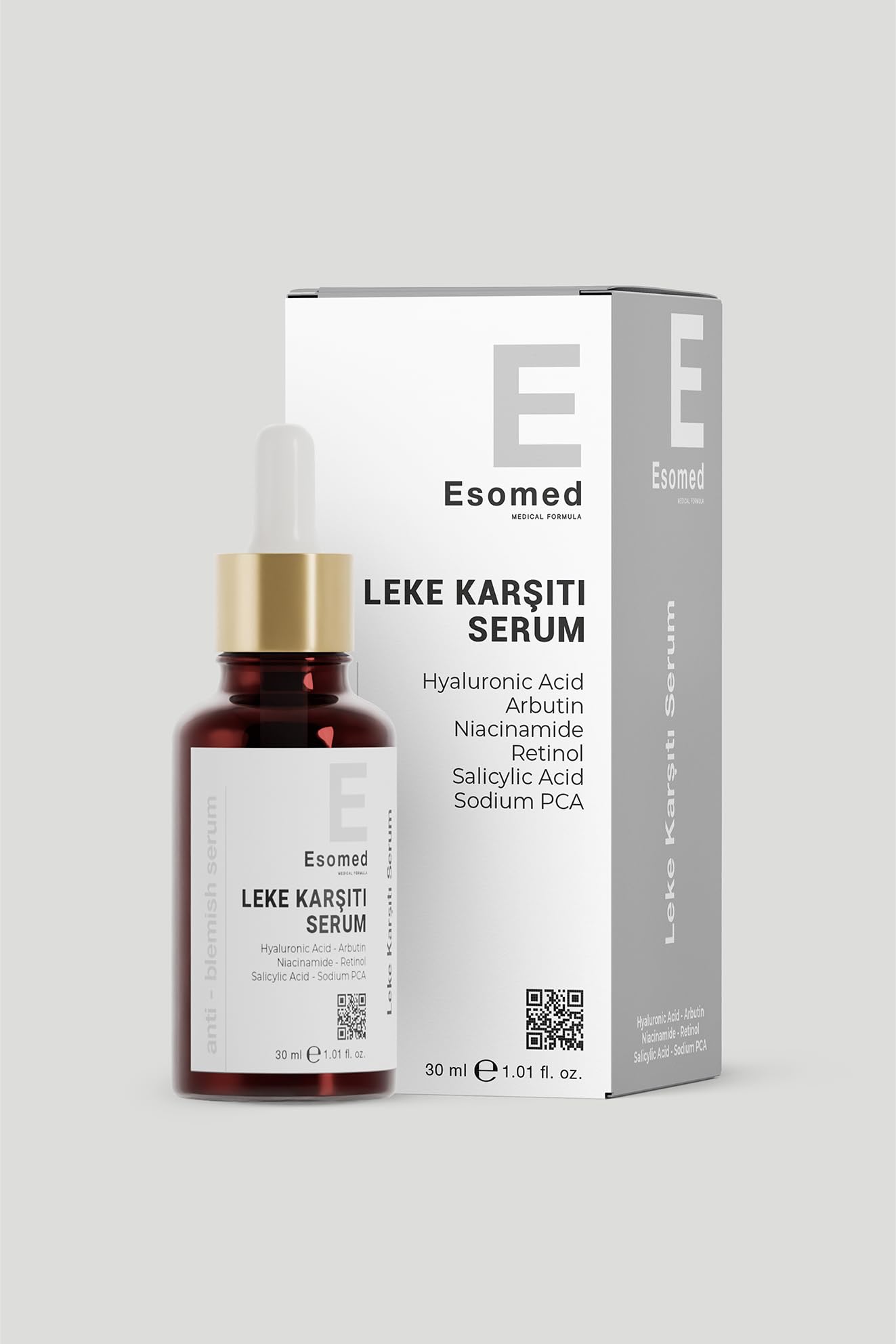 Leke Giderici, Cilt Tonu Eşitleyici, Aydınlatıcı ve Leke Karşıtı Cilt Bakım Serumu SPF30+ 30 ml