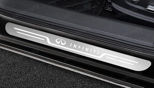 インフィニティ 車のドアシルプロテクター サイドステップガード G37/G35/EX35/EX25/EX37/Q60/QX50/Q40/JX35/M37x/Q70/QX6/CV36/Y50 フーガ Y51 シーマ J50系 全シリーズ対応 車ドアガードステ