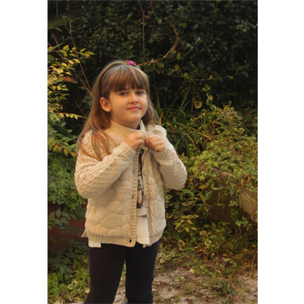Cárdigan Mayoral 4382 Azul Oscuro Regular Fit, Cárdigan Tricot para Niñas y Niñas, Perfecto para Trajes, Ceremonias y Bautizos, Jersey Sudadera Niña