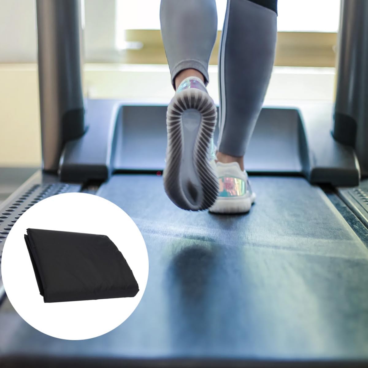 Cabilock Treadmill Cover Waterproof Rainproof Dustproof Oxford Fabric 206X95X160Cm for Home Gym Outdoor Exercise Equipment Protection