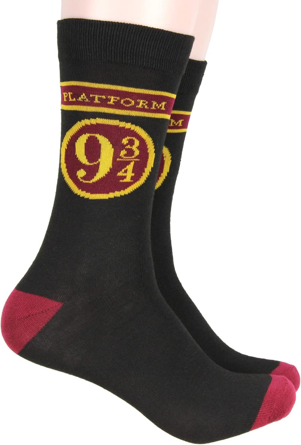 Harry Potter Platform 9 3/4 Hogwarts Express Adult Crew Socks