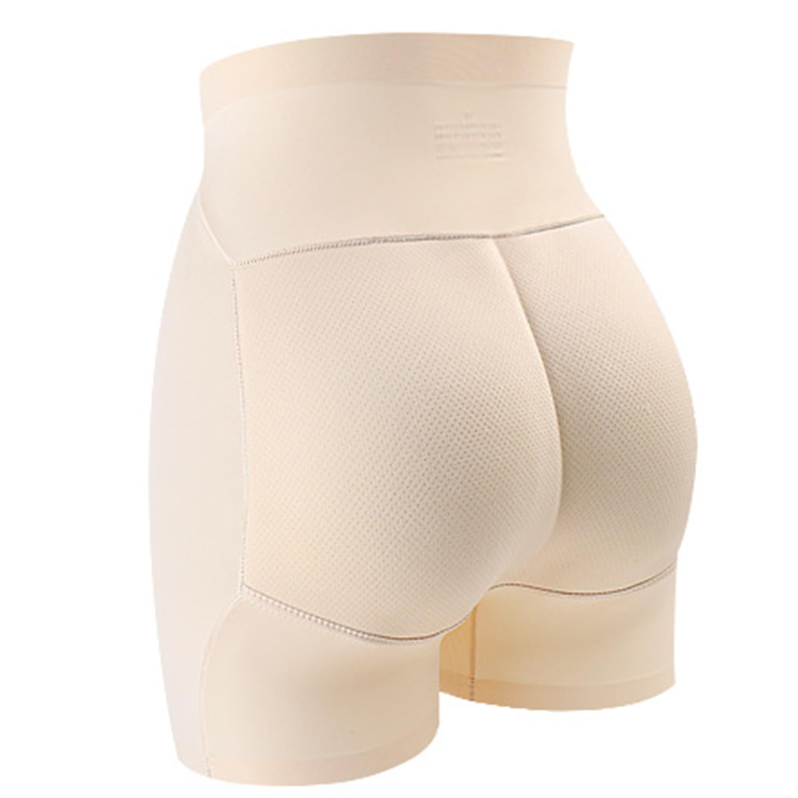 Gewatteerde Damesslipjes Hip Enhancer Boxers Buik Controle Shapewear-short Met Volledige Taille Zomer Dunne Lichaamsvormer (Color : Black, Size : XXL/XX-Large