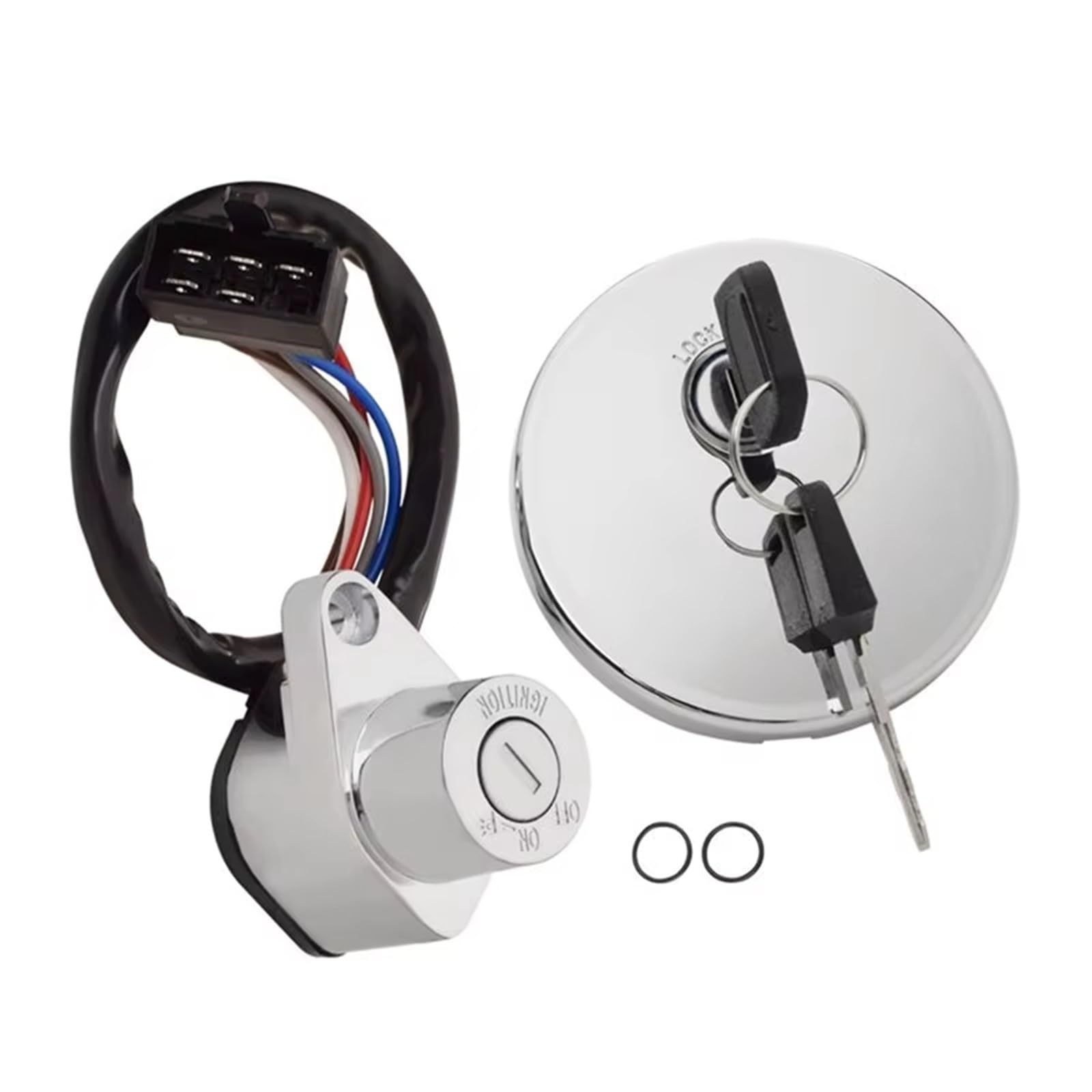Ignición Moto Cerraduras Para Vulcan 800 VN800 Para Classic Para Drifter 1995-2001 Interruptor Encendido Cubierta Tanque Conjunto Bloqueo 51049-1103 Cerradura Encendido