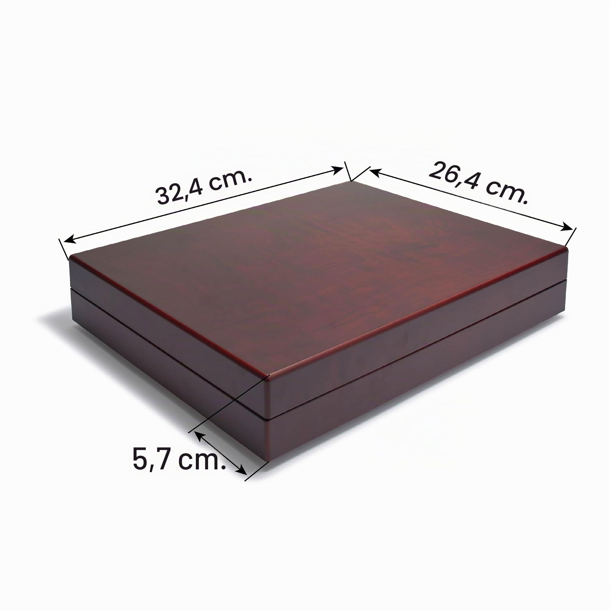 Leuchtturm 309278 Volterra DE Luxe Münzkassette - 24 eckige Felder für Slabs/rechteckige Münz-Kapseln - 3 Einlagen