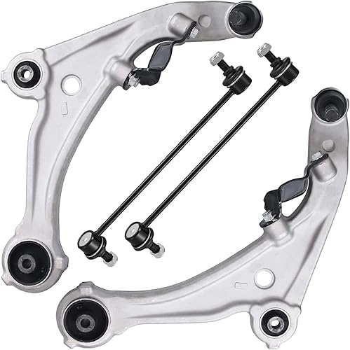 Miniatura 11 de Detroit Axle - Kit de brazos de control frontal RWD para Chrysler 300 Dodge Challenger Charger Magnum, 2 brazos de control superiores 2 rótulas