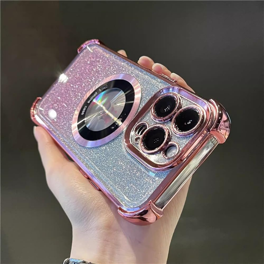 Protection de pare-chocs magnétique paillettes pour iPhone 11 - 6