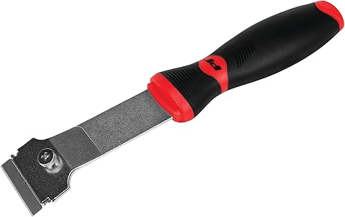 Miniatura 2 de Performance Tool W9158 Rascador de vidrio con tapa protectora de seguridad, agarre ergonómico y hoja de afeitar estándar, ideal para quitar