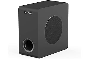 BESTISAN Compact Subwoofer for Home Theater Systems