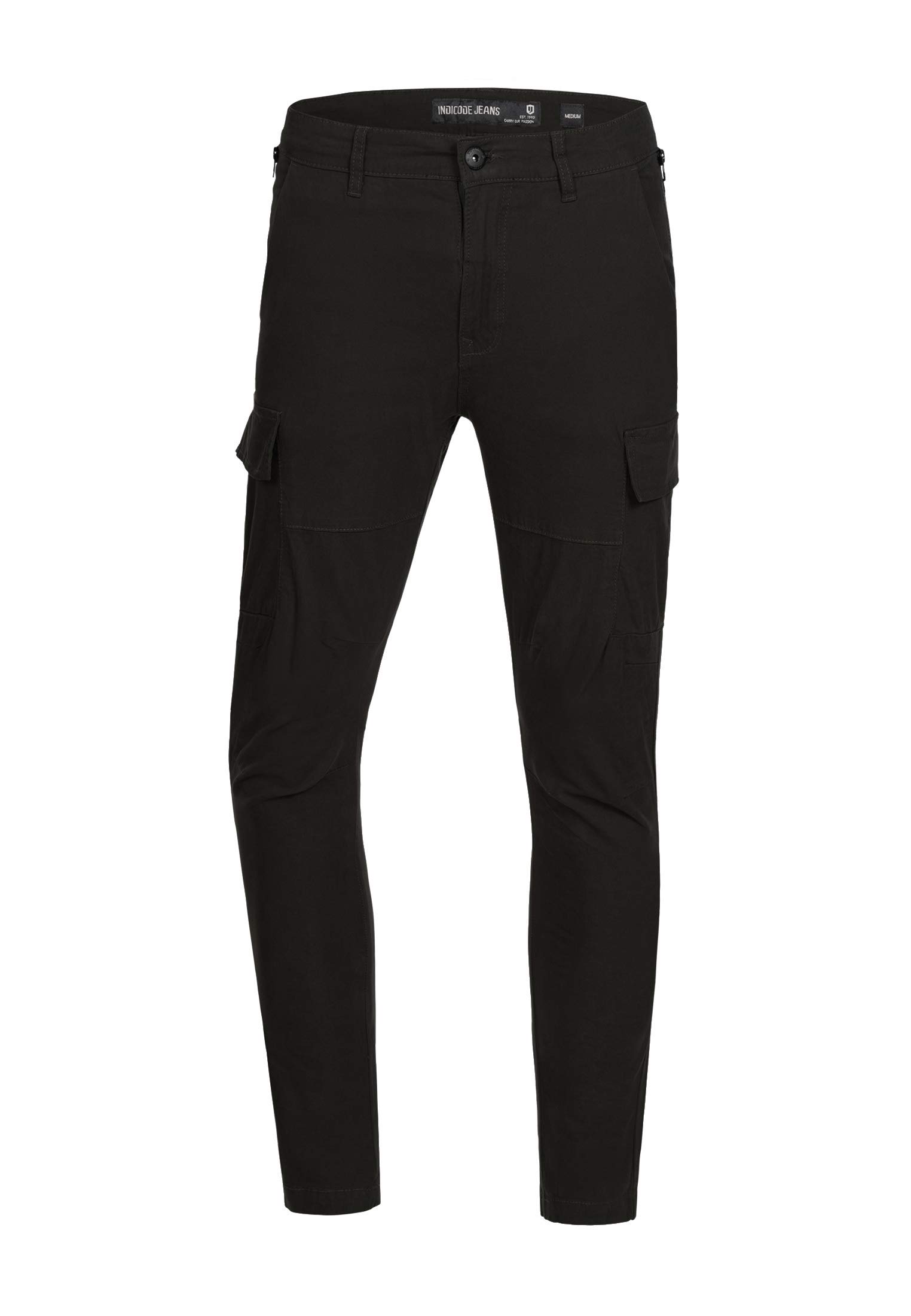 Indicode Uomini Mathews Cargo Pants | Pantaloni Cargo in Cotone con 8 Tasche