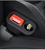 【2025 新型】ランドローバー シートベルトバックル保護カバー ランドローバー 90 110 2020 2021 2022 ABS フルレンジ対応 車用 シートベルトバックルホルダー 専車ロゴ シートベルトガードレシーバー 傷防止 洗える おしゃれ シートベルト バックル カバー 愛車を傷から守る シリコン シートベルトカバー 2個セット (ブラック, ランドローバー) [並行輸入品]