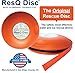Throwable Emergency Rescue Disc for Water and Ice Rescues - Single DISC with Quick Release Bag