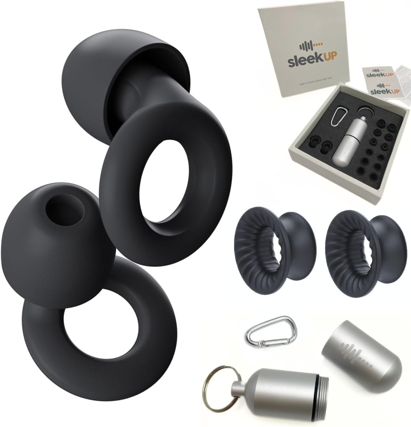 SLEEKUP Ear Plugs for Sleeping Noise Cancelling