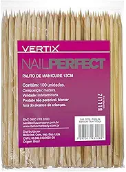 Vertix Palito De Manicure 13Cm 100 Pcs