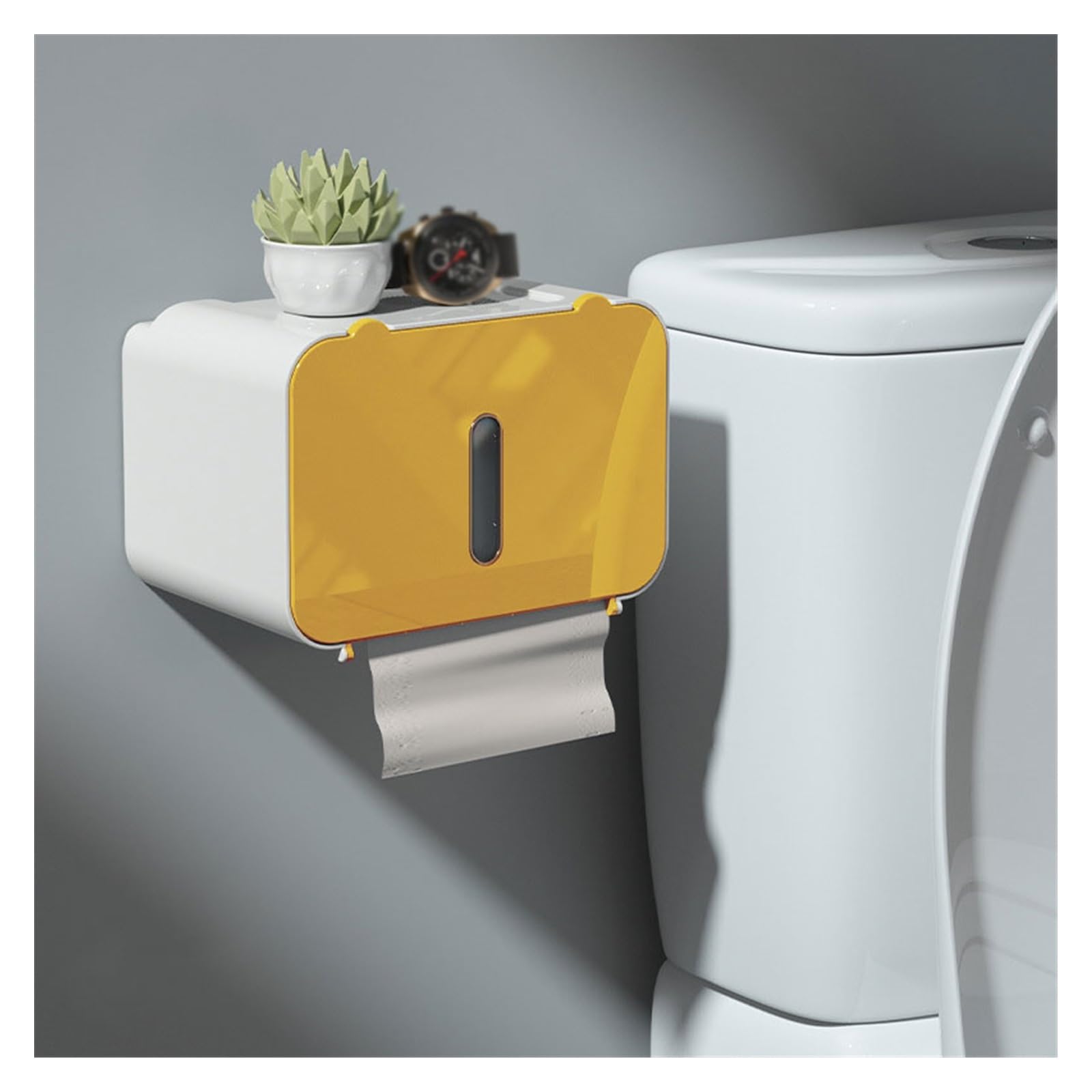 Boîte à mouchoirs automatique avec chargement USB et support mural 20.5cm