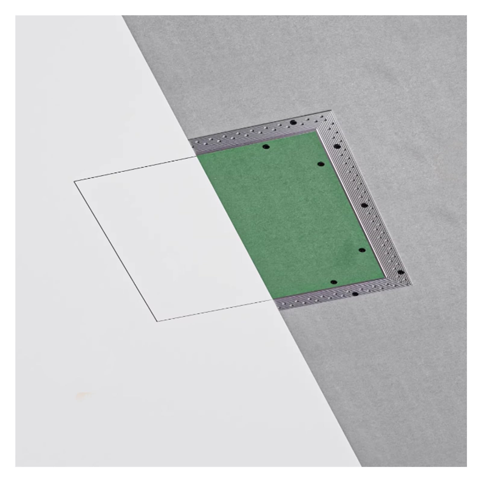 Shiketong One Color Paintable Aluminium Wall Hatch Access Door - Customizable Ceiling Access Panel For Plumbing & Maintenance(50X65cm)