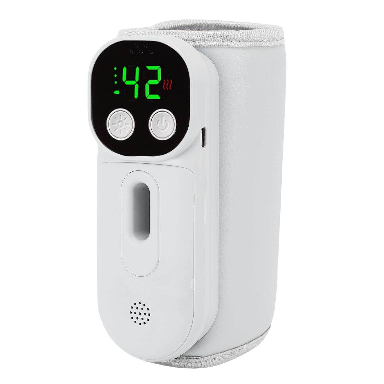 Calentador de Botellas de Leche, Calentamiento Rápido, Control de Temperatura Preciso Portátil para el Hogar, Viajes Al Aire, Pantalla LED ABS