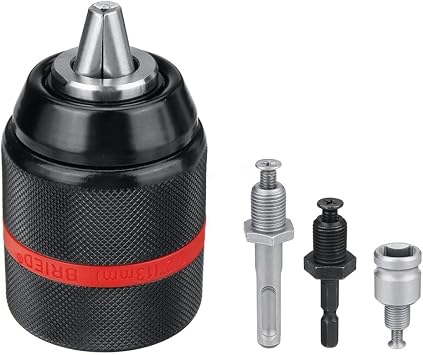 Metal Heavy Duty 13mm Keyless Drill Chuck Hex/SDS/Socket Square Female Adaptor Hardware Tool Professional