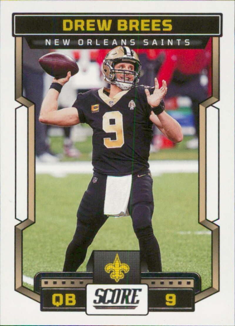 2023 Score 58 Drew Brees NMMT New Orleans Saints Football