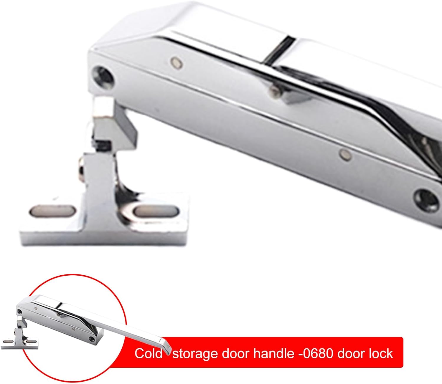Walk in Coolers Door Metal Handle with Enhances Security Simple Installs for Industrial Refrigeration Applications Cold Storage Door Handle