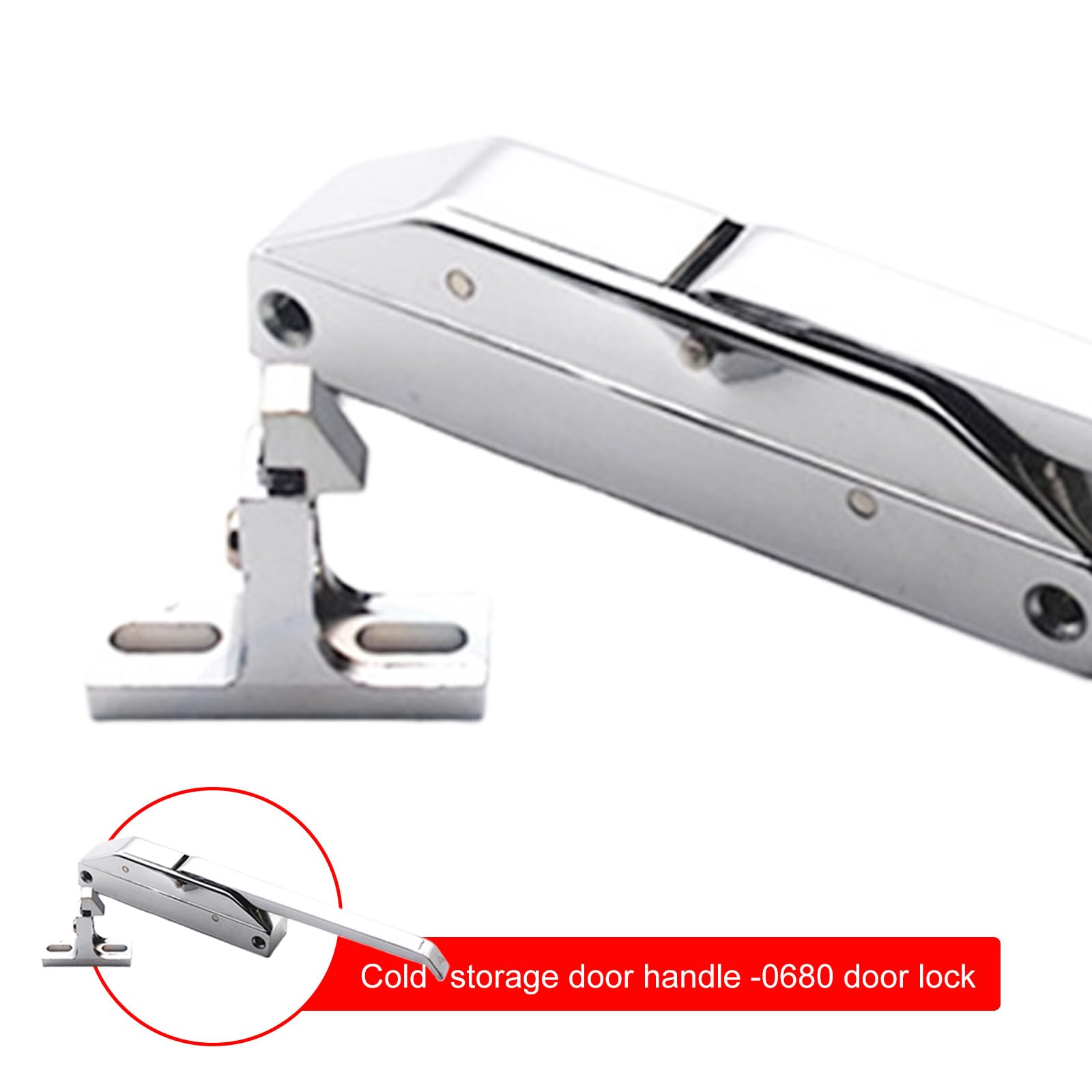Amazon.co.jp: 冷凍庫と冷蔵庫での散歩用の調整可能なコールドストレージドアハンドルセットセキュアラッチシステムシステム : 大型家電